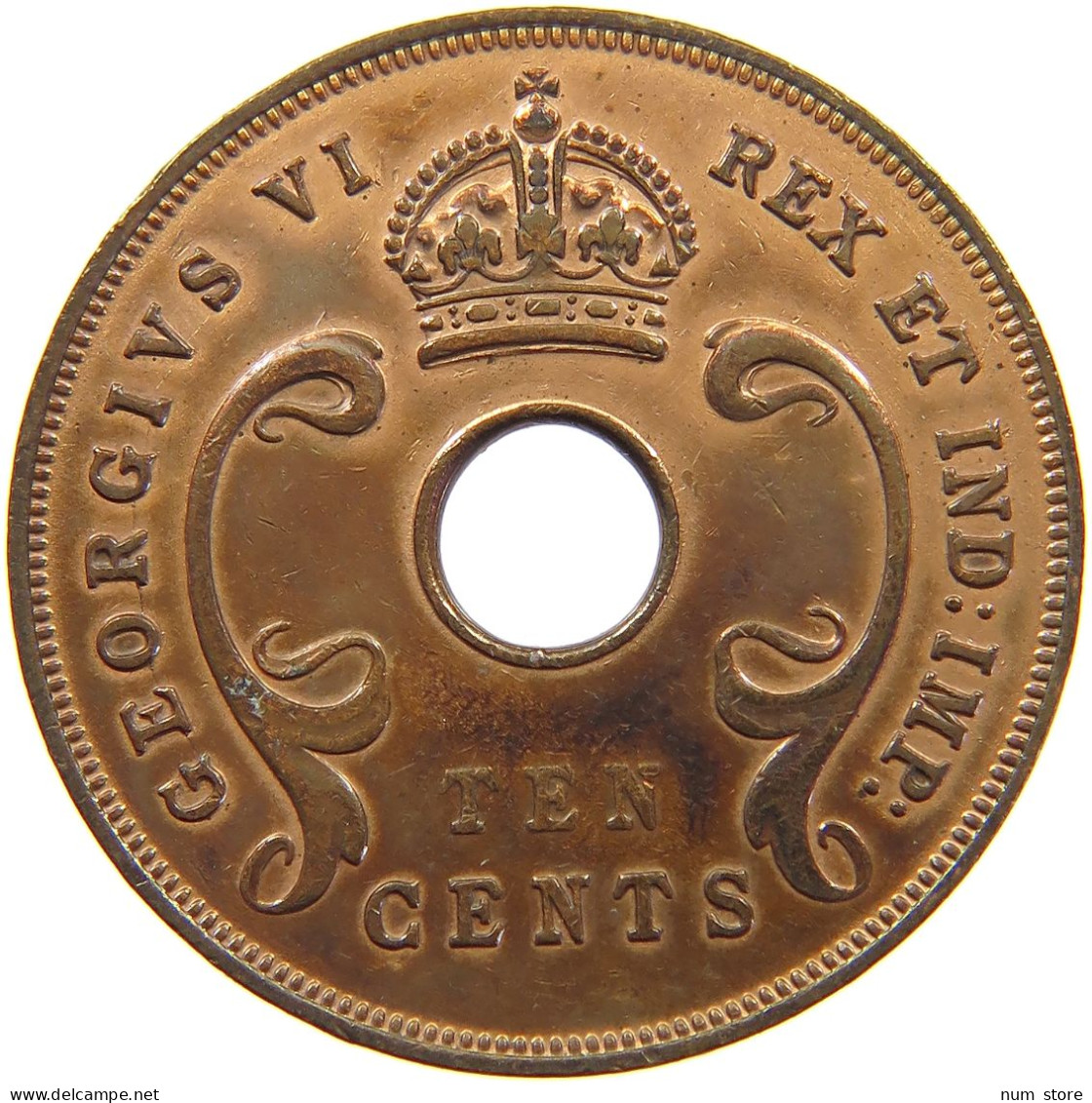 EAST AFRICA 10 CENTS 1942 George VI. (1936-1952) #c036 0589 - Afrique Orientale & Protectorat D'Ouganda