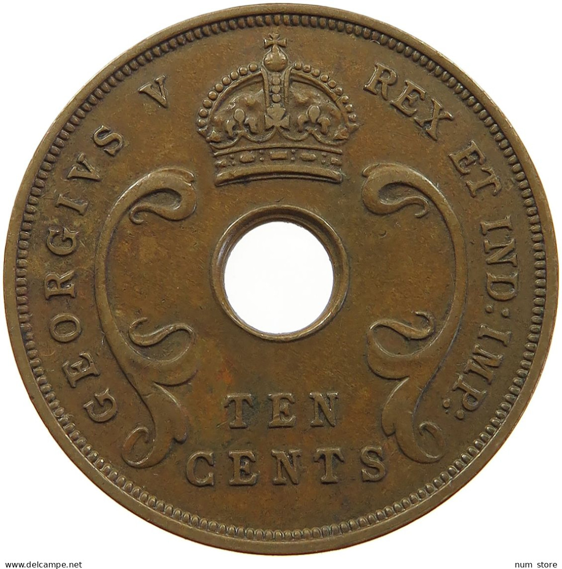 EAST AFRICA 10 CENTS 1935 George V. (1910-1936) #a083 0457 - Afrique Orientale & Protectorat D'Ouganda