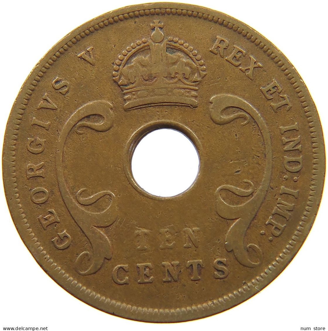 EAST AFRICA 10 CENTS 1922 George V. (1910-1936) #c014 0433 - Afrique Orientale & Protectorat D'Ouganda