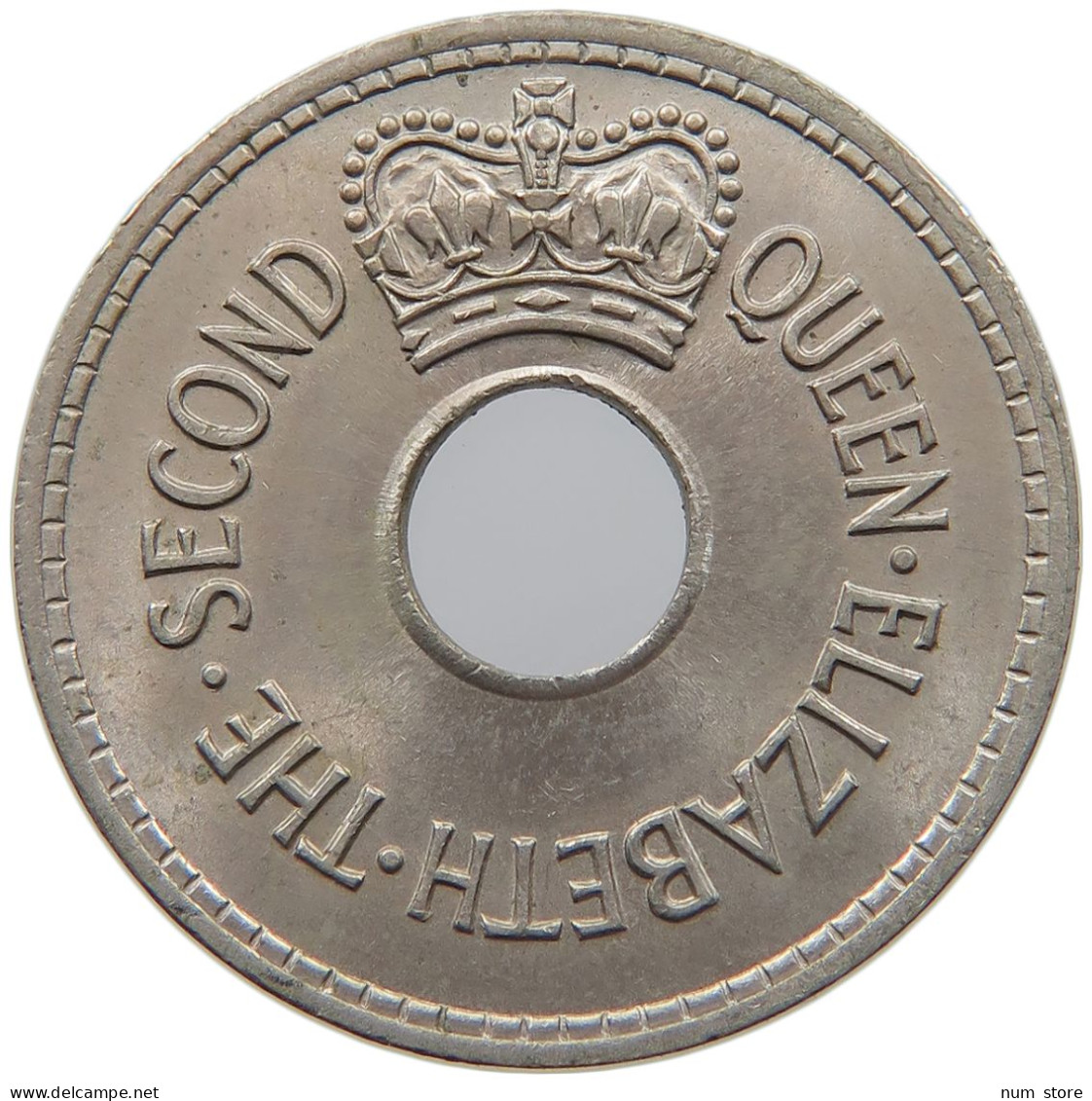 FIJI PENNY 1963 Elizabeth II. (1952-2022) #c010 0171 - Fidji