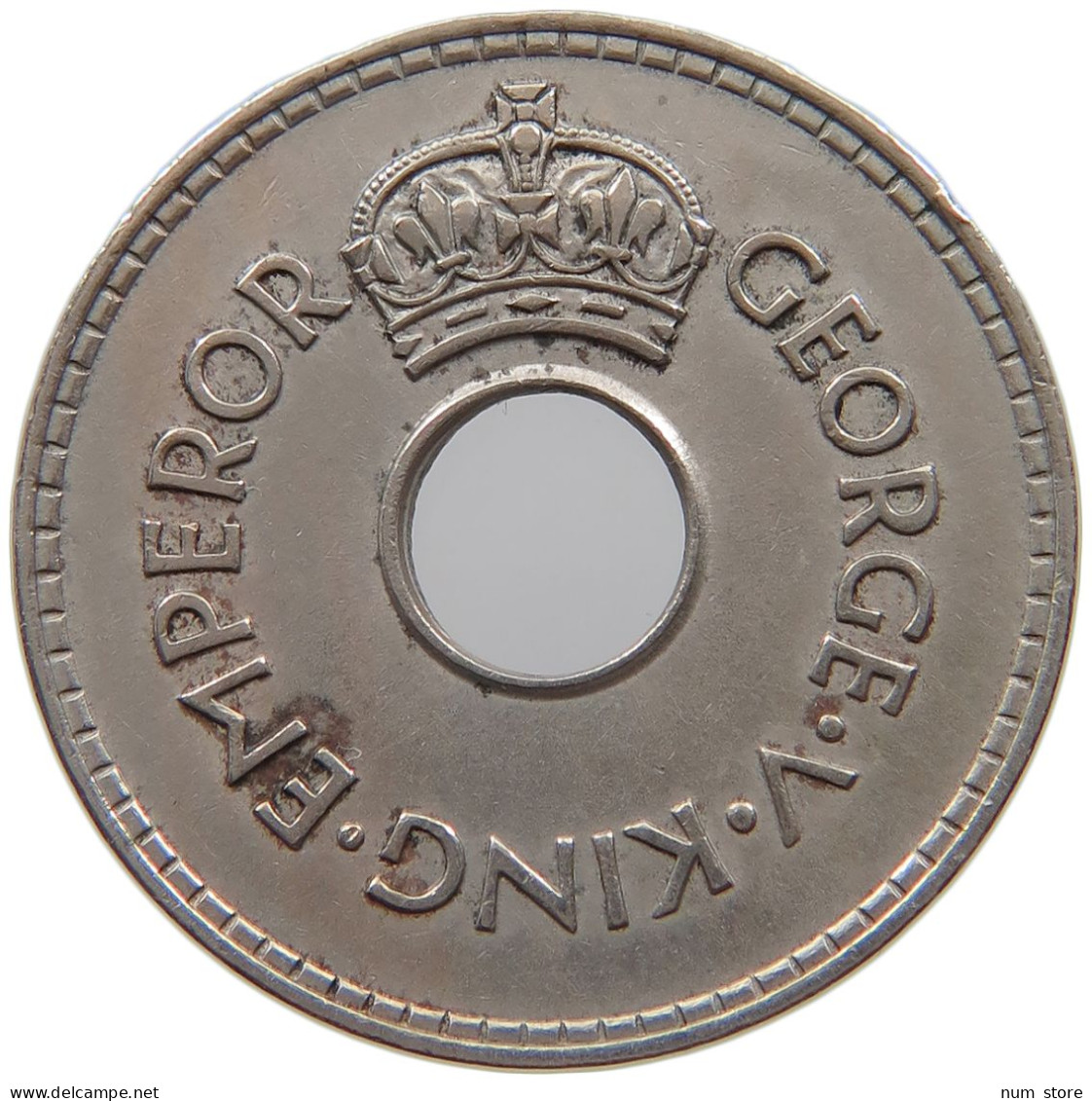 FIJI PENNY 1934 George V. (1910-1936) #a072 0089 - Fidji