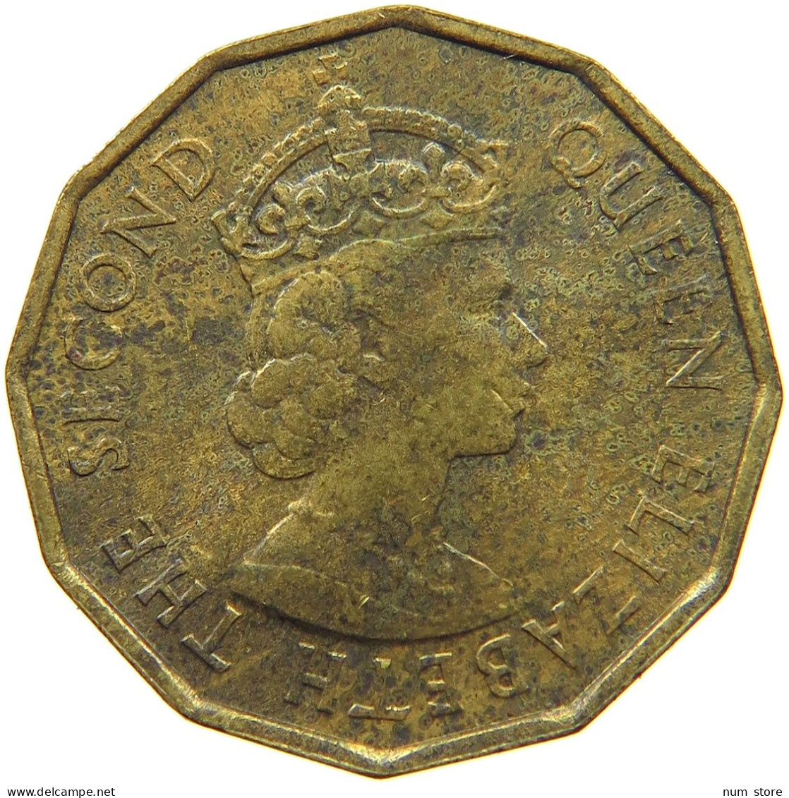 FIJI 3 PENCE 1964 Elizabeth II. (1952-2022) #c011 0853 - Fidschi