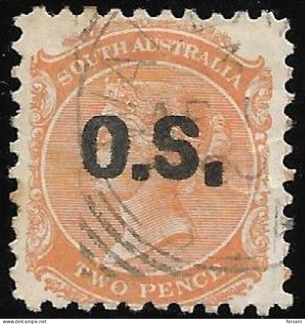 SOUTH AUSTRALIA..1874..Michel # 8...Dienstmarken...used. - Usados