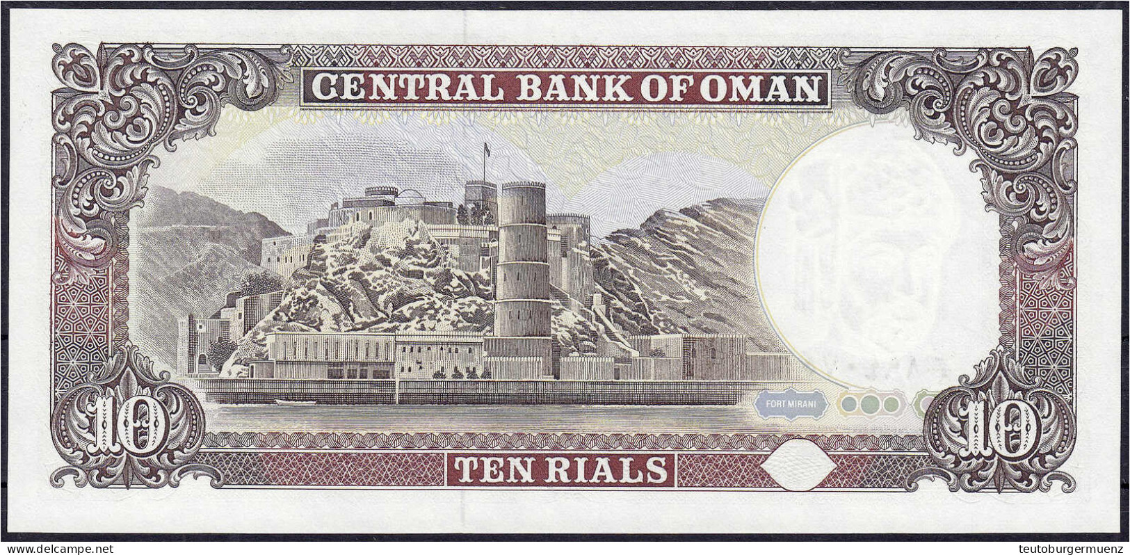 10 Rials 1993 (AH1408). I. Pick 28b. - Oman