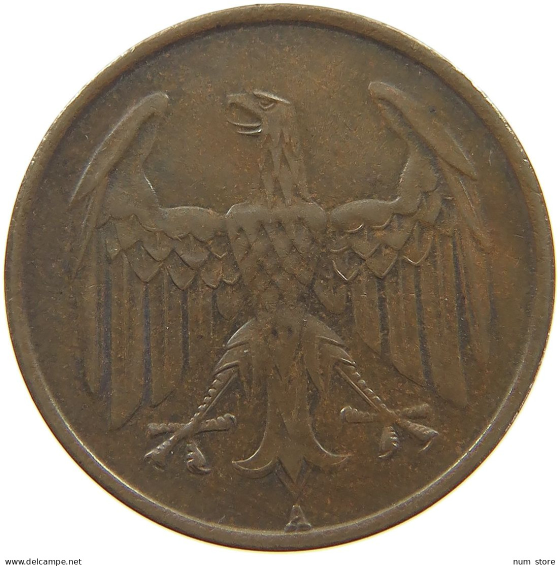 WEIMARER REPUBLIK 4 PFENNIG 1932 A  #c080 0481 - 4 Reichspfennig