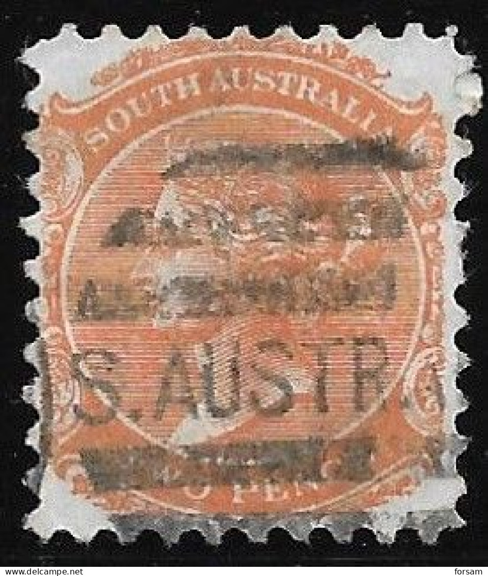 SOUTH AUSTRALIA..1868..Michel # 34 A...used. - Oblitérés