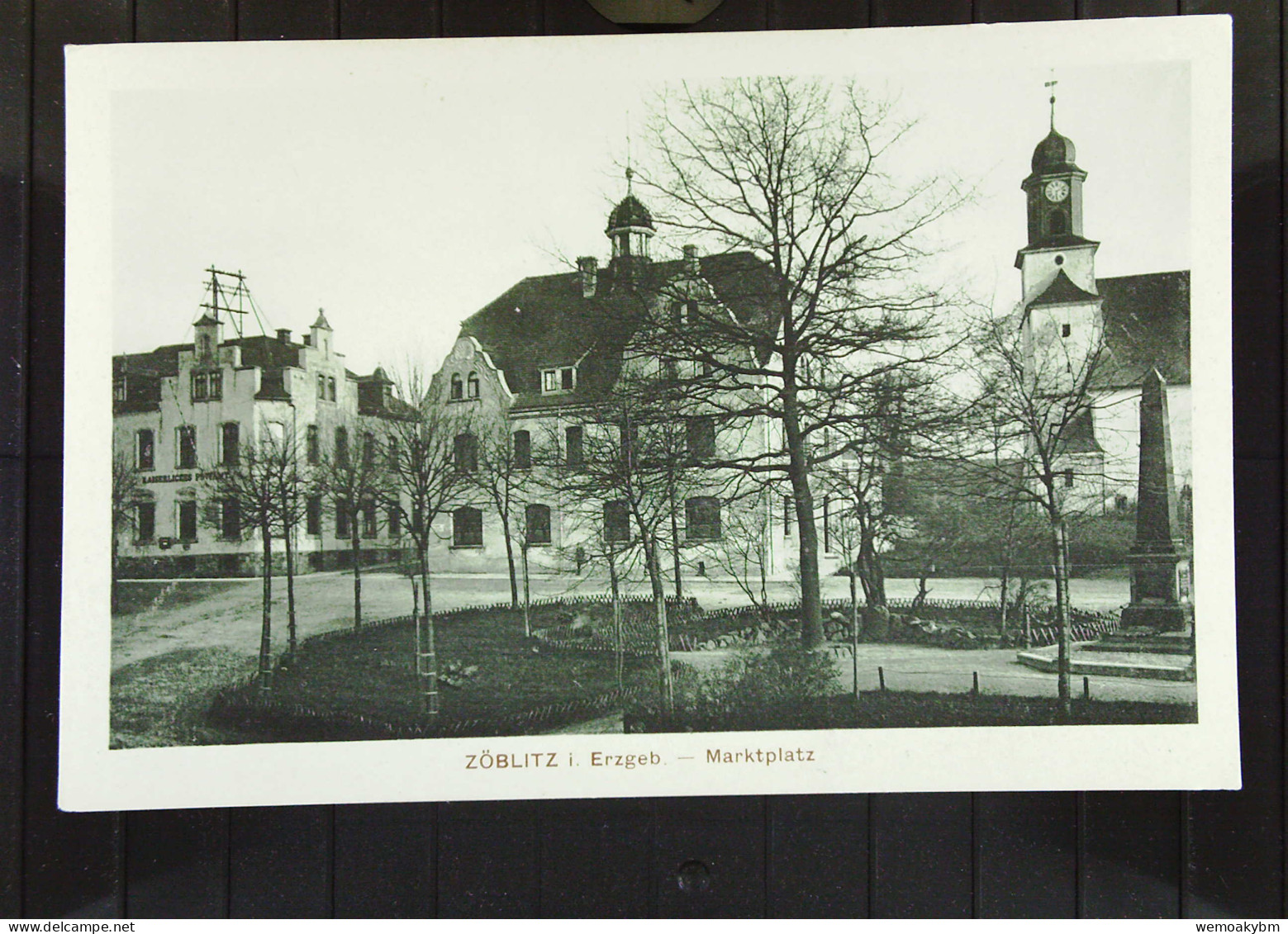 DR: AK Von Zöblitz I. Erzgebirge - Marktplatz Um 1930 - Nicht Gelaufen - Zoeblitz