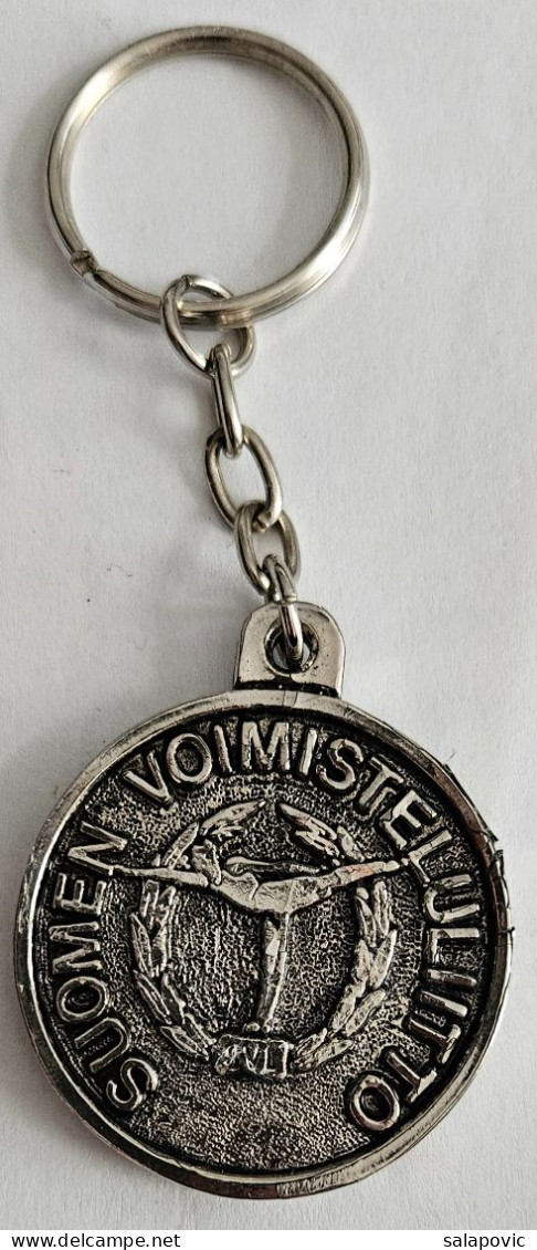 SVL Suomen Voimisteluliitto, Finland Gymnastics Federation Association Union Pendant Keyring  PRIV-1/9 - Gymnastik