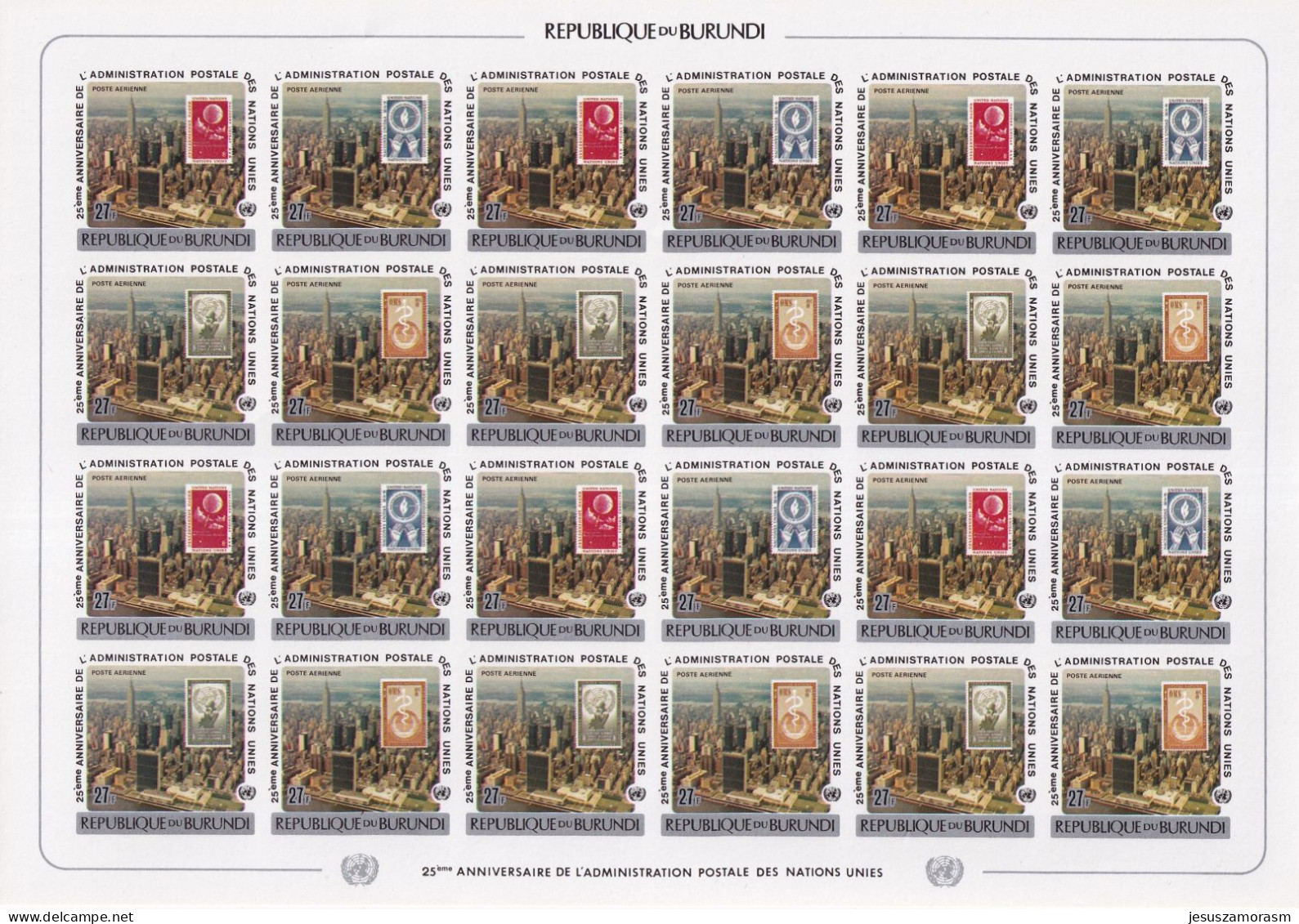 Burundi Nº 753sd Al 764sd Y A469sd Al A480sd SIN DENTAR En Pliegos De 6 Series - Unused Stamps