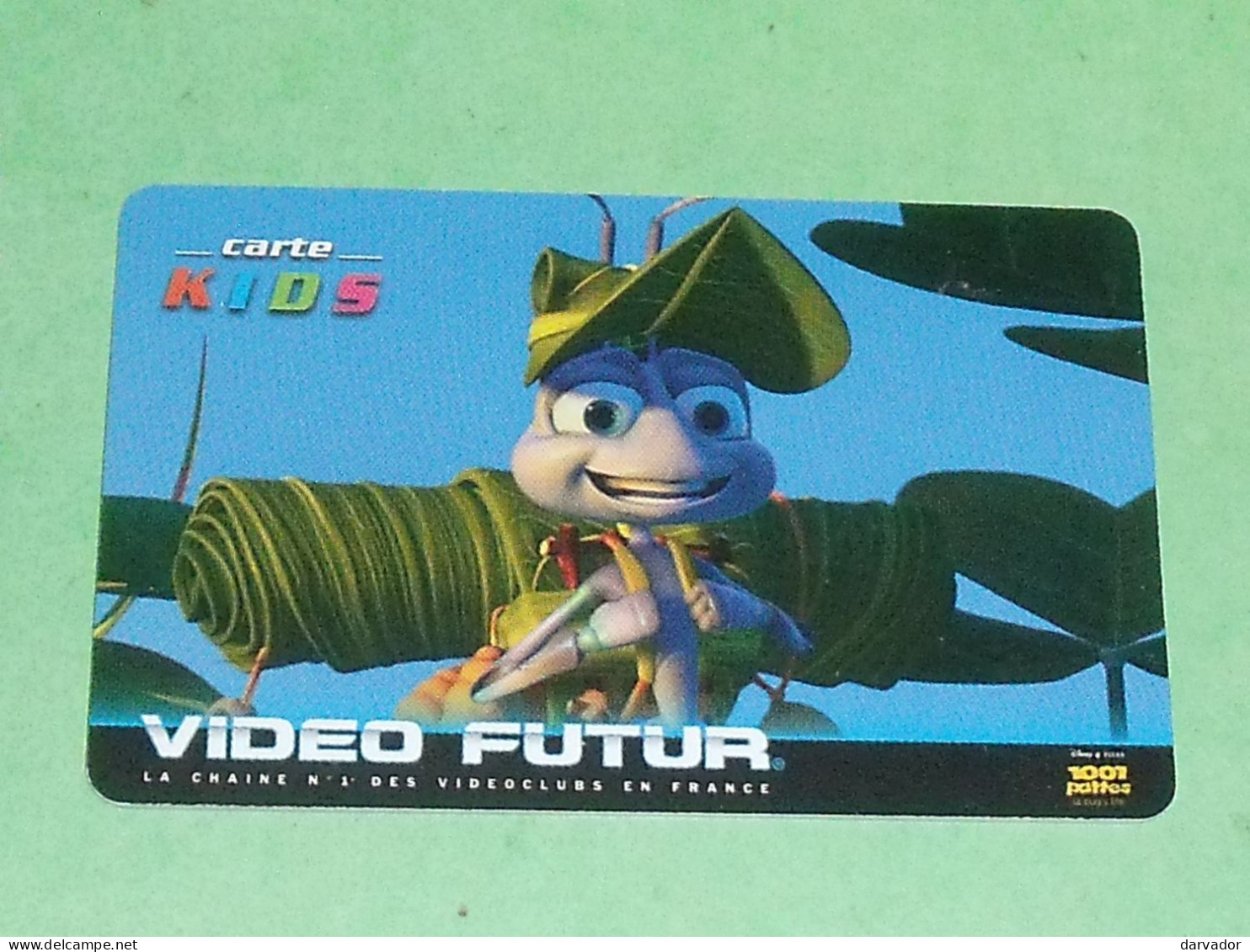 TL6 /carte Vidéo Futur/carte Kid N°4A /1001 Pattes : SUPERBE ( Uniquement Dans Le Videoclubs De La Chaine VIDEO FUTUR ) - Video Futur