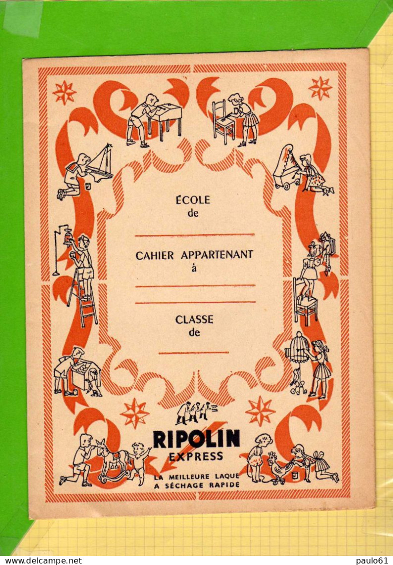 PROTEGE CAHIER   : RIPOLIN Laque Divers Jouets - Book Covers