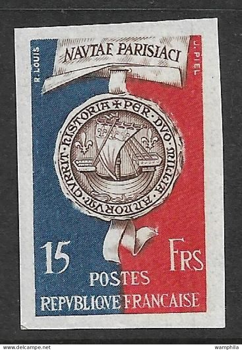 France  N°906**.non Dentelé, Bimillénaire De Paris. RARE. - 1951-1960