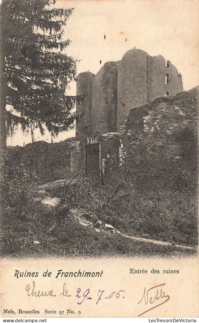 BELGIQUE - Theux - Ruines De Franchimont - Entrée Des Ruines - Carte Postale Ancienne - Theux