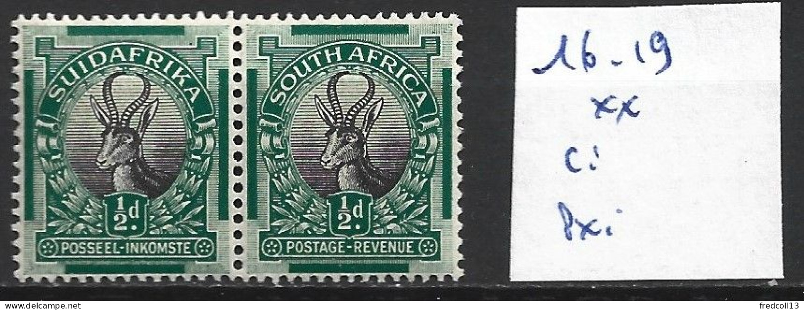 AFRIQUE DU SUD 16*19 EN PAIRE ** Côte 4 € - Unused Stamps
