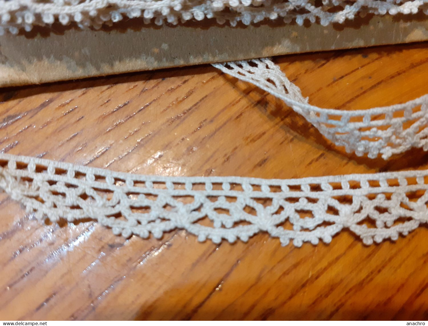 DENTELLE Ancienne GALON Bordure Crochet / 2 M X 10 Mm  De Large / COUTURE MERCERIE - Laces & Cloth