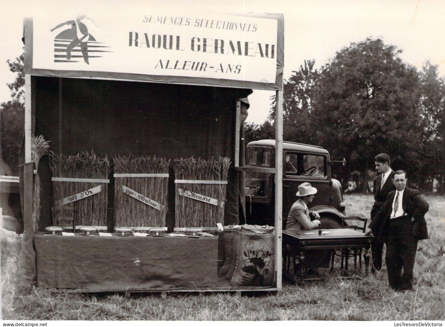 PHOTOGRAPHIE - Publicité - Semences Selectionnées - Raoul Germeau - Alleur - Ans  Belgique - 17x12.5cm - - Altri & Non Classificati