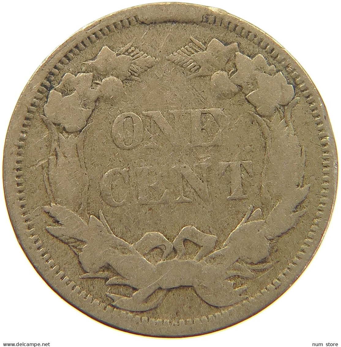 UNITED STATES OF AMERICA CENT 1858 FLYING EAGLE #t001 0169 - 1856-1858: Flying Eagle (Aigle Volant)