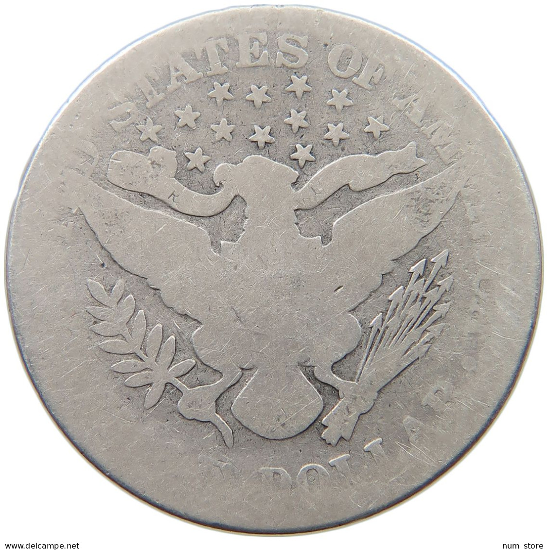 UNITED STATES OF AMERICA 1/2 DOLLAR 1900 BARBER #s058 0381 - 1892-1915: Barber