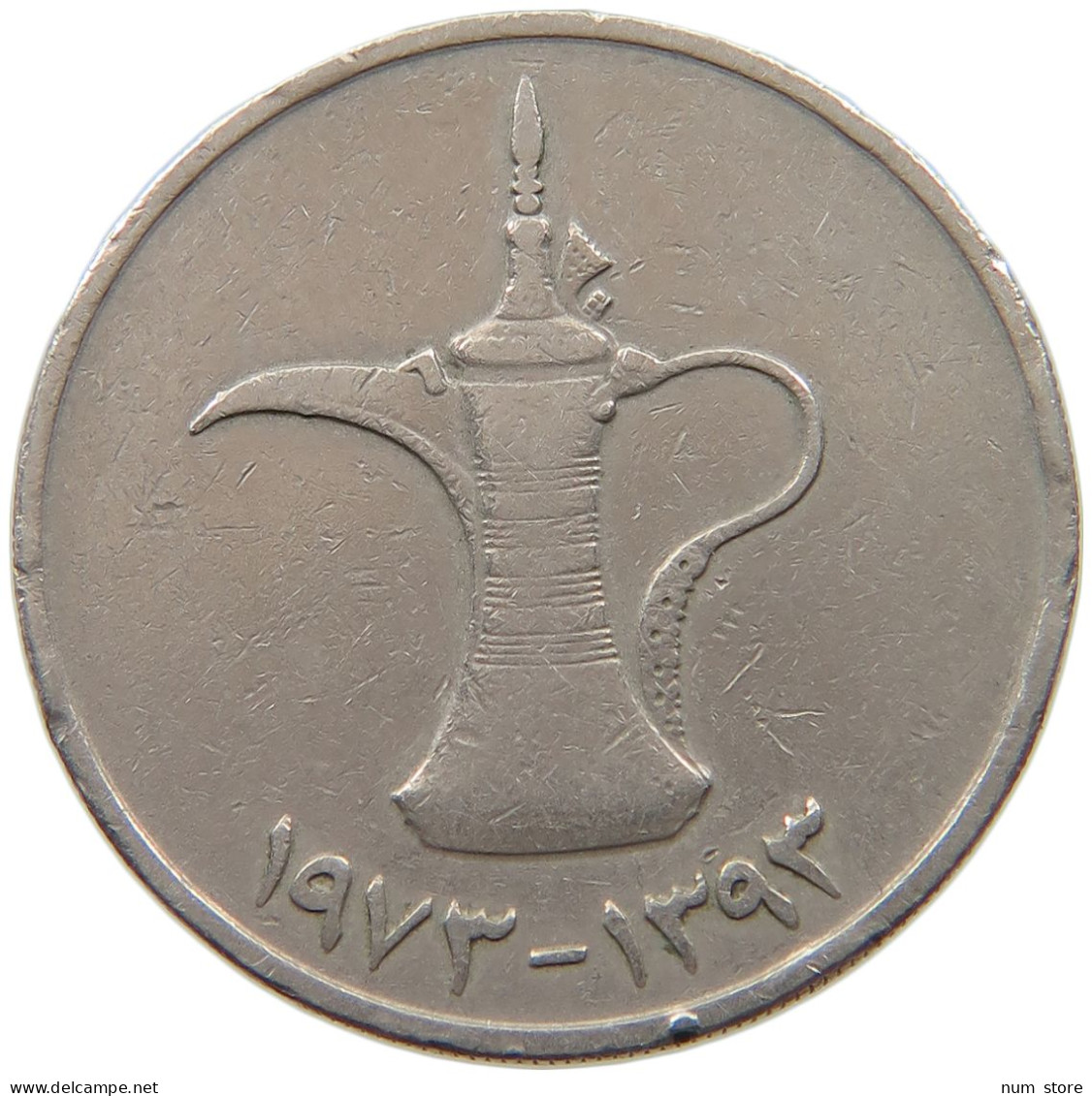 UNITED ARAB EMIRATES DIRHAM 1973  #a037 0101 - Emirats Arabes Unis