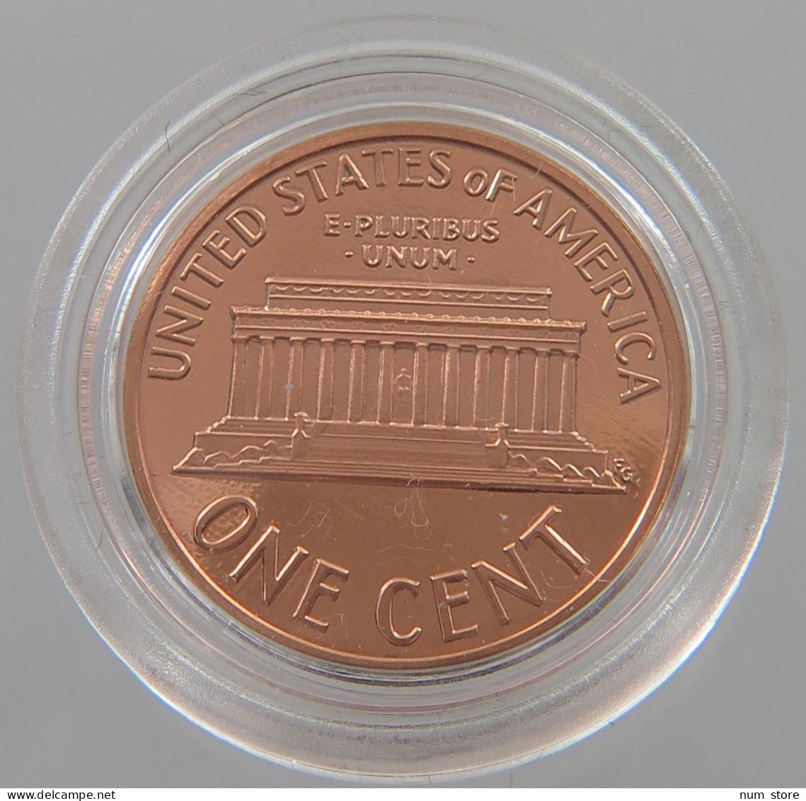 UNITED STATES OF AMERICA CENT 1992 S LINCOLN MEMORIAL #alb024 0087 - 1959-…: Lincoln, Memorial Reverse