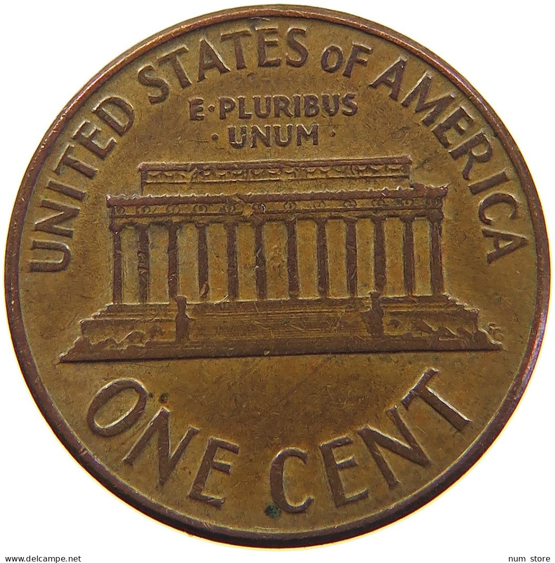 UNITED STATES OF AMERICA CENT 1959 LINCOLN MEMORIAL #c079 0245 - 1959-…: Lincoln, Memorial Reverse