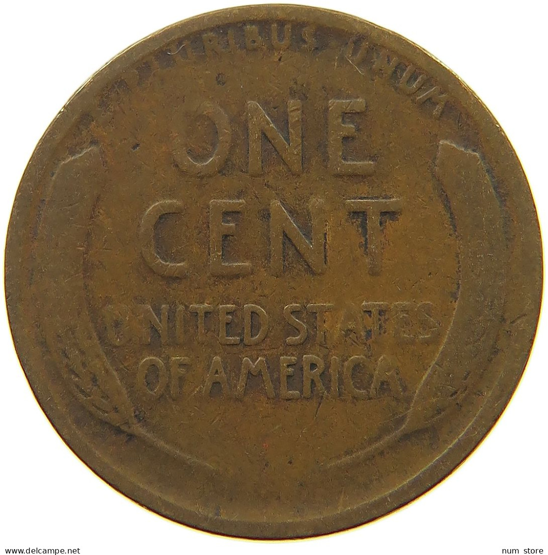 UNITED STATES OF AMERICA CENT 1919 D Lincoln Wheat #s063 0855 - 1909-1958: Lincoln, Wheat Ears Reverse