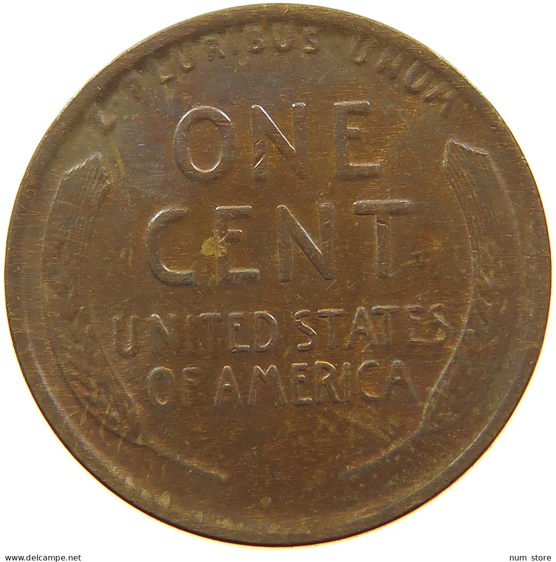 UNITED STATES OF AMERICA CENT 1918 Lincoln Wheat #s063 0581 - 1909-1958: Lincoln, Wheat Ears Reverse