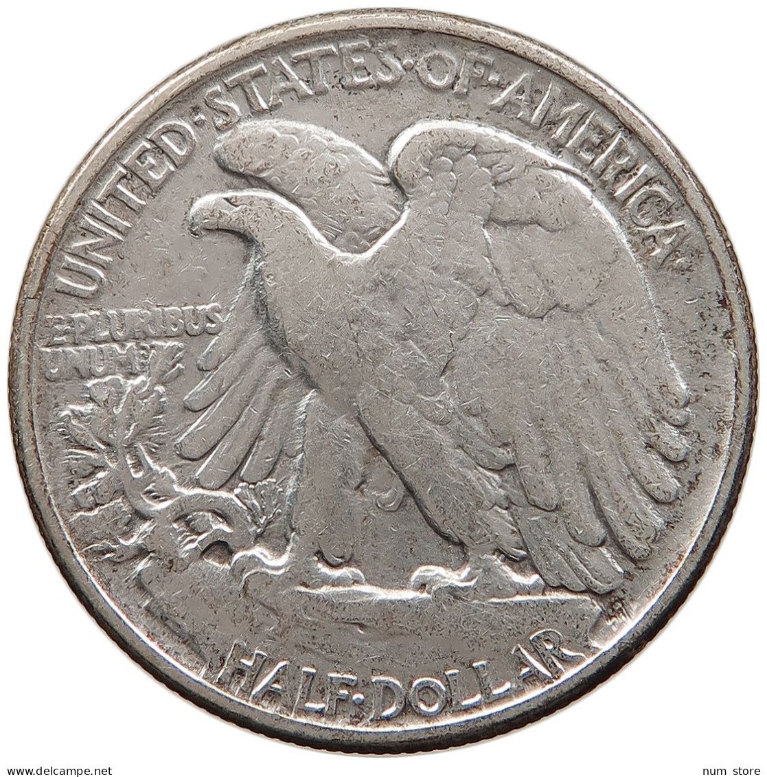 UNITED STATES OF AMERICA HALF 1/2 DOLLAR 1944 WALKING LIBERTY #t143 0311 - 1916-1947: Liberty Walking