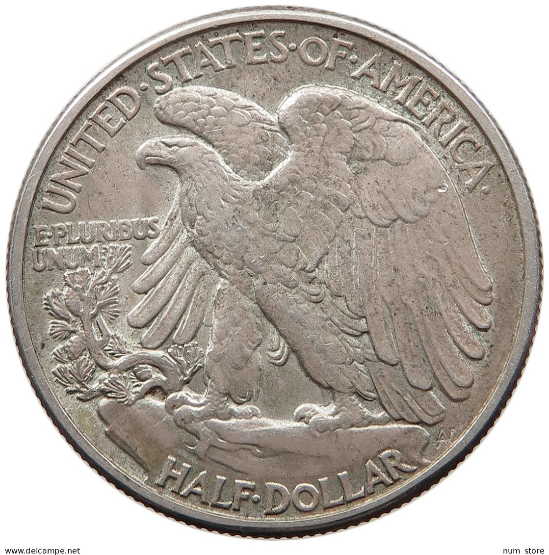 UNITED STATES OF AMERICA HALF 1/2 DOLLAR 1942 WALKING LIBERTY #t143 0323 - 1916-1947: Liberty Walking