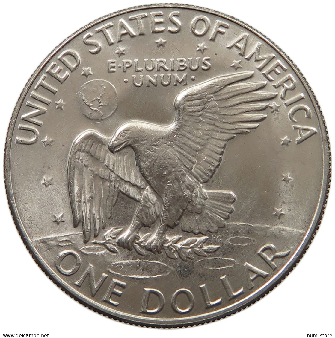 UNITED STATES OF AMERICA DOLLAR 1974 D EISENHOWER #c035 0157 - 1971-1978: Eisenhower