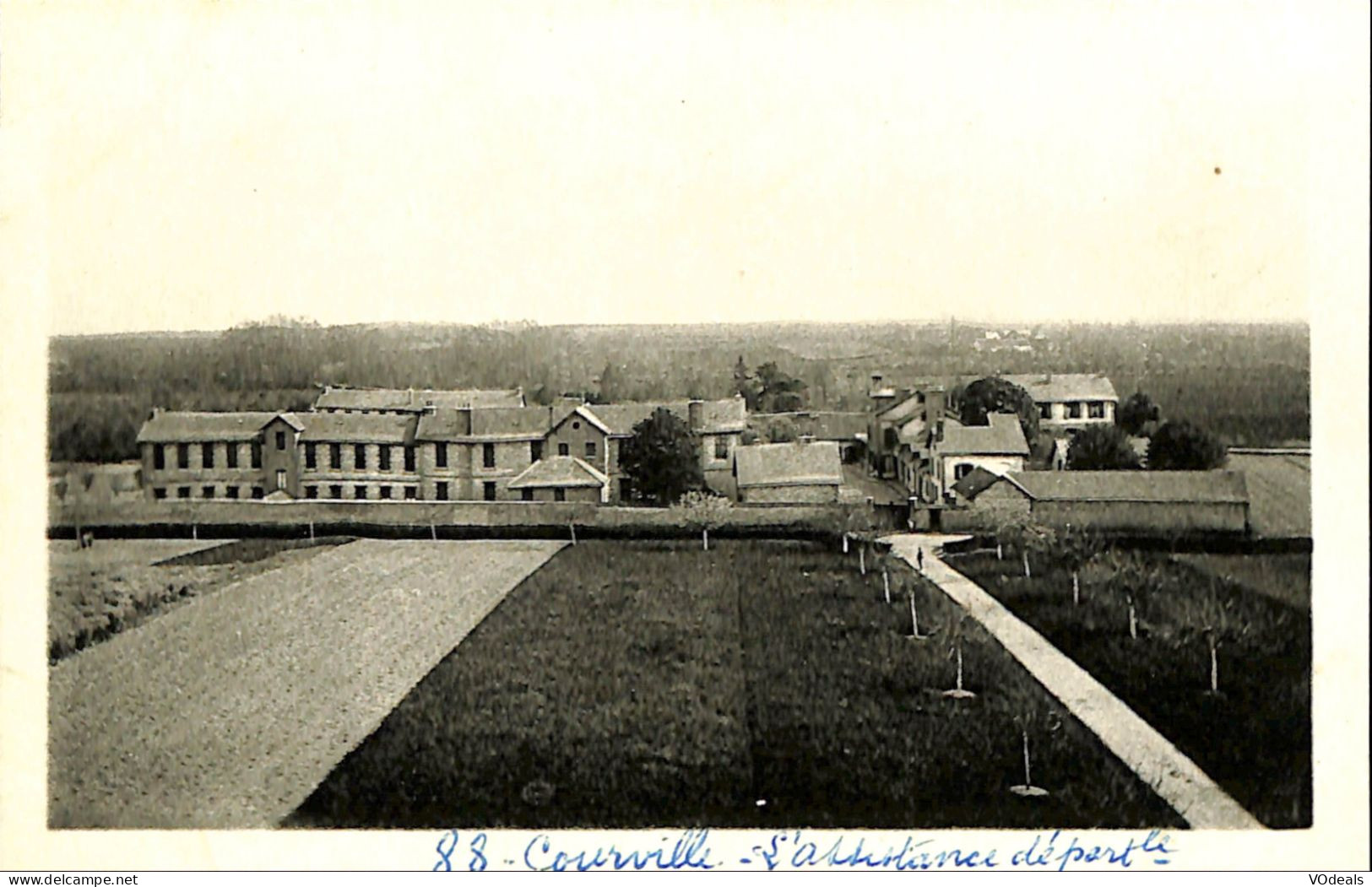 France (28) Eure Et Loire - Courville-sur-Eure - L'Assistance Départ Mentale Vue à Vol D'oiseau - Courville