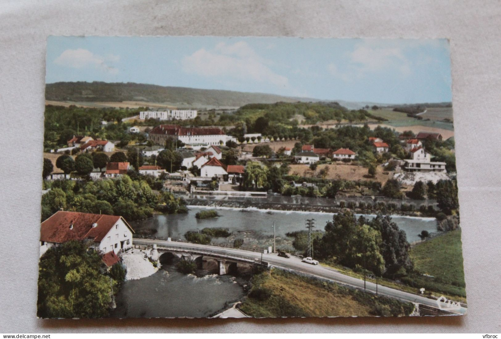 Cpm 1972, Marnay, Vue Aérienne, Le Pont Et Le Barrage Sur L'Ognon, Haute Saône 70 - Marnay