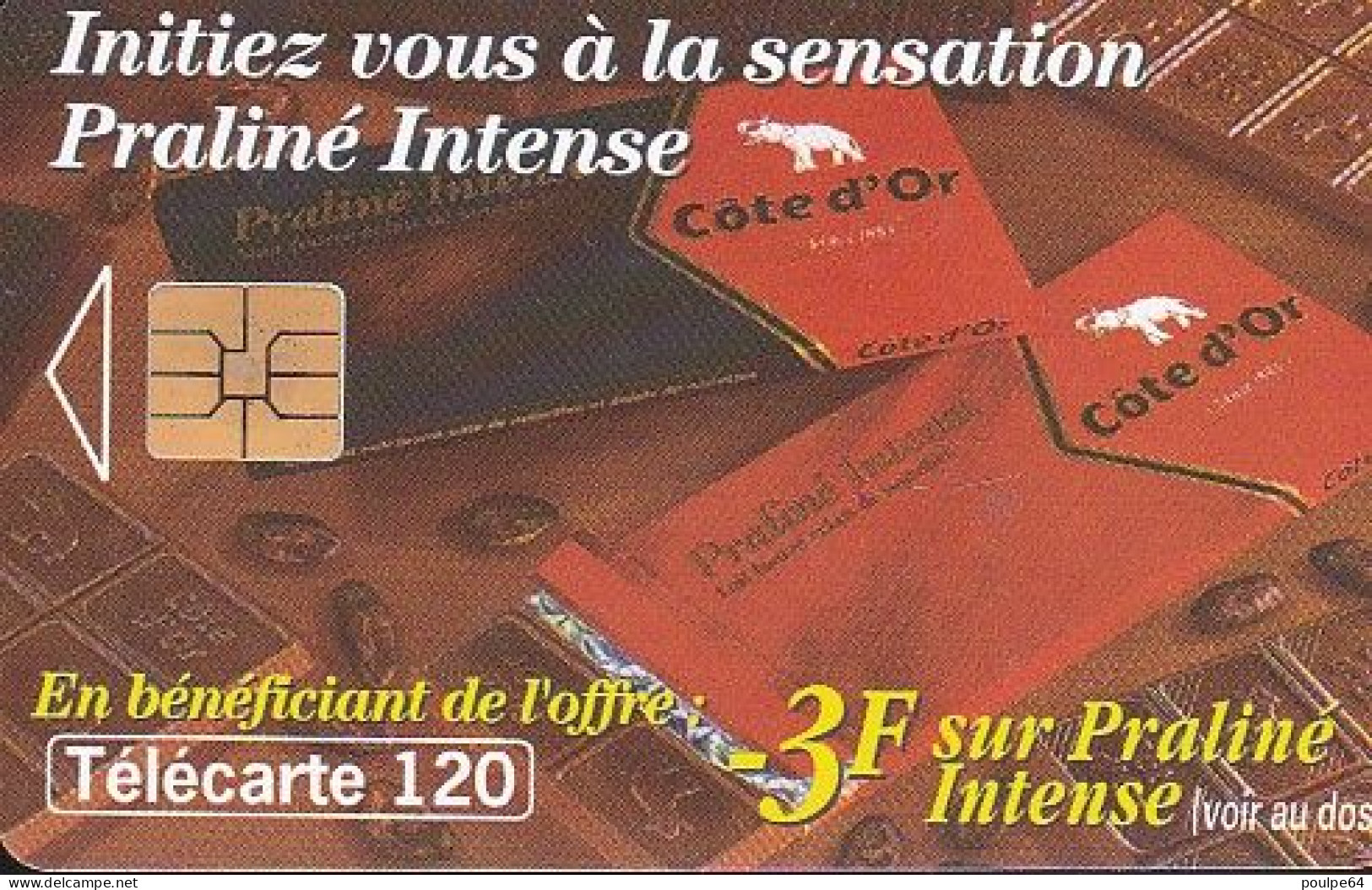 F558 - 05/1995 - CÖTE D'OR CHOCOLAT - 120 SO3 - (verso : N° Deux Lignes - 2ème Ligne Décalée Vers La Gauche Sous Le A) - 1995