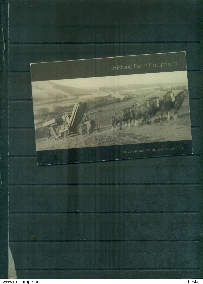 N.ZELANDE HISTORIC FARM EQUIPMENT 1 CARNET DE PRESTIGE NEUF A PARTIR DE  3 EUROS - Booklets