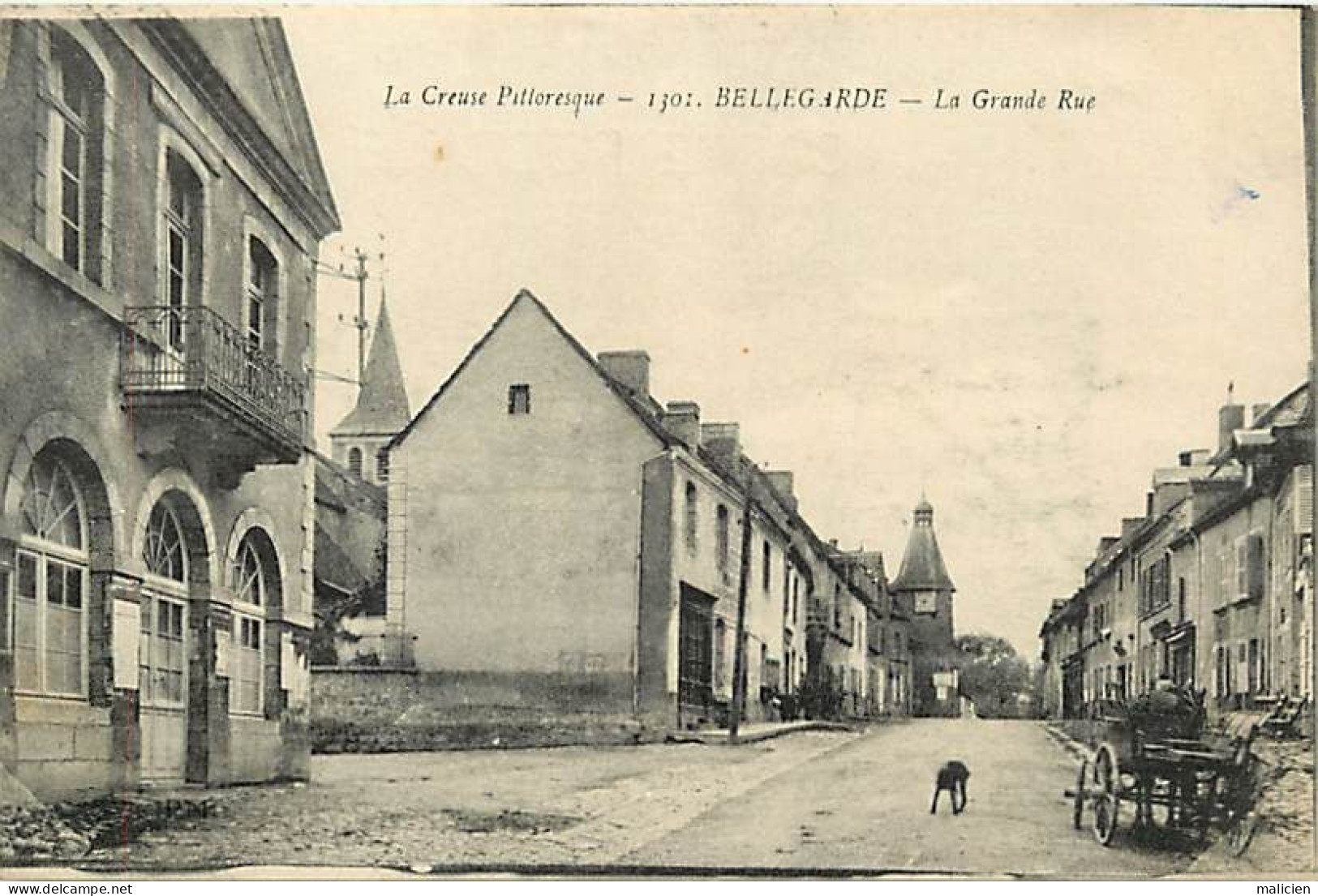 - Dpts Div -ref-BL359- Creuse - Bellegarde - La Grande Rue - - Bellegarde