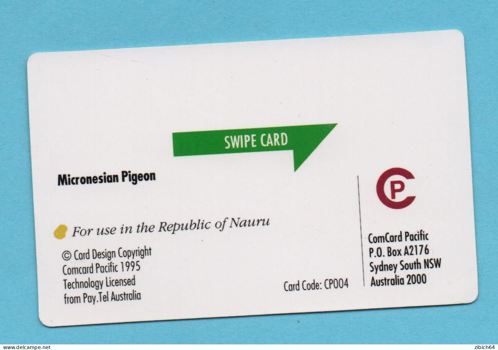 NAURU -  Phonecard Without Black Stripe, Rare Version - Nauru