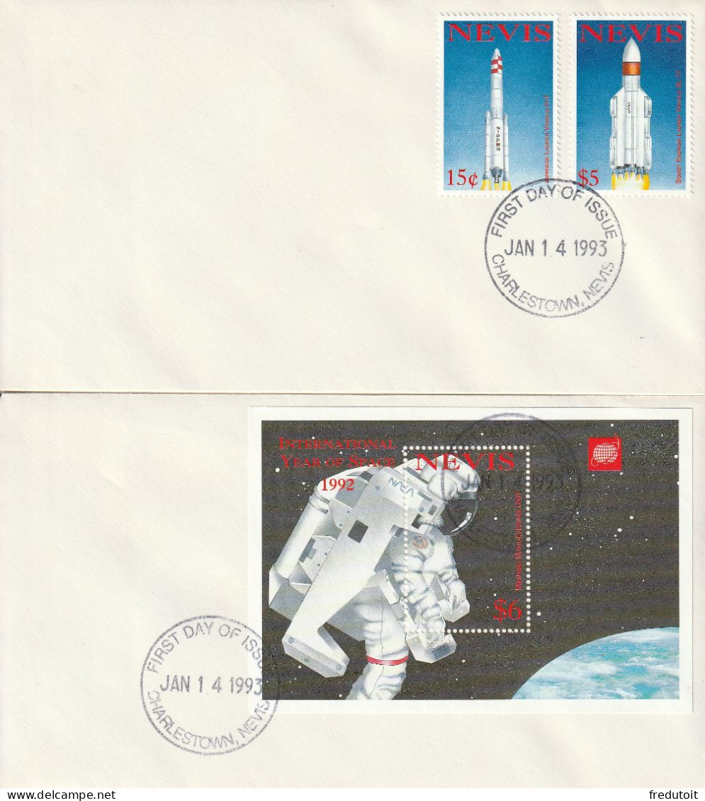 NEVIS - FDC - "ISY'92" Année Internationale De L'espace - - Südamerika