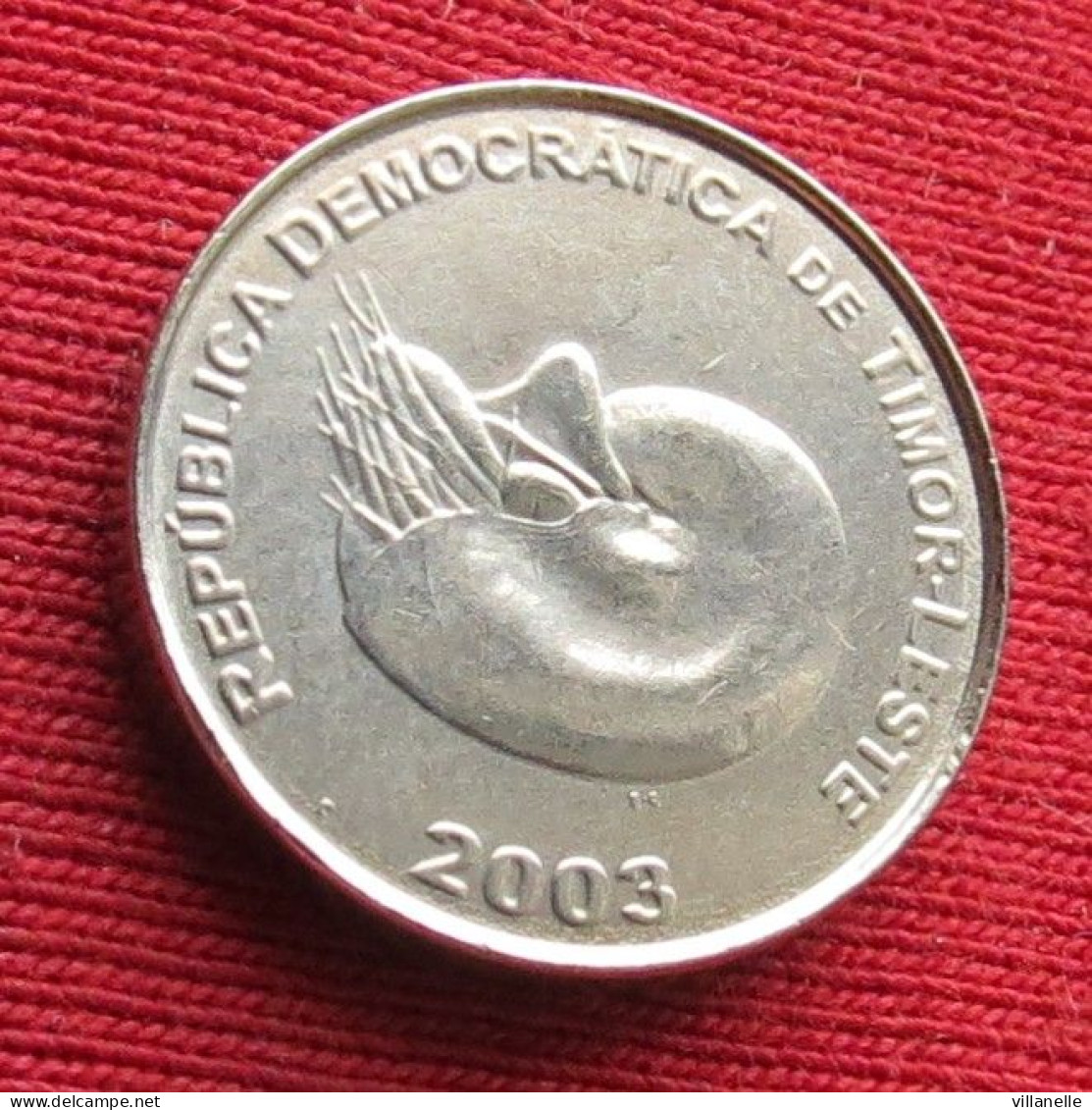 East Timor 1 Centavo 2003 KM# 1 UNC Lt 1406 *VT Timor Leste - Timor