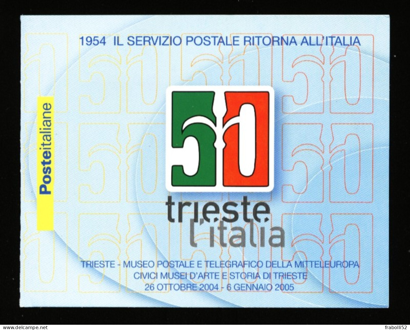 Repubblica Nuovi:  2004  Libretto  N. 26   Trieste All'Italia - Markenheftchen