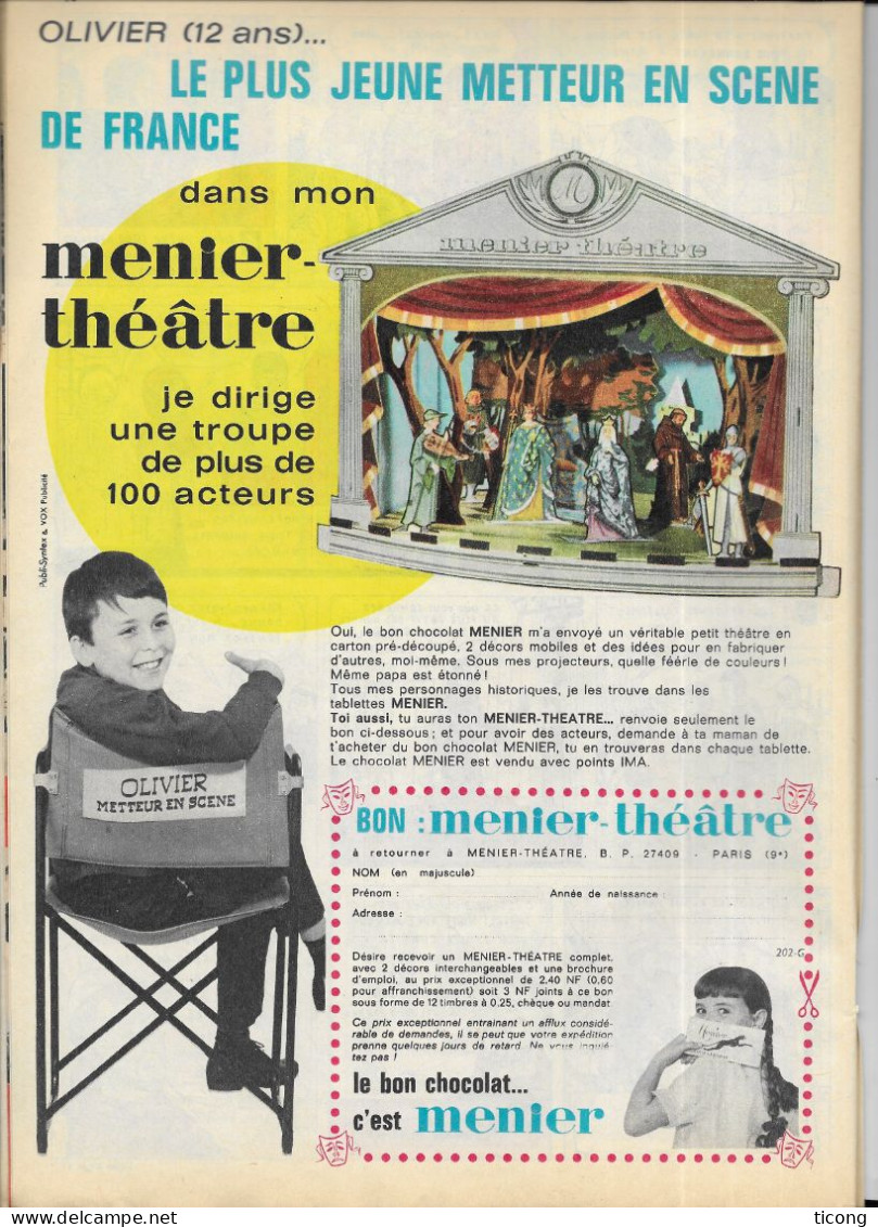 BD FRIPOUNET ET MARISETTE 1962 -  CONCILE DE ROME, BELLE PUB CHOCOLAT MEUNIER, SYLVAIN ET SYLVETTE, KHALOU LE PHENICIEN - Fripounet