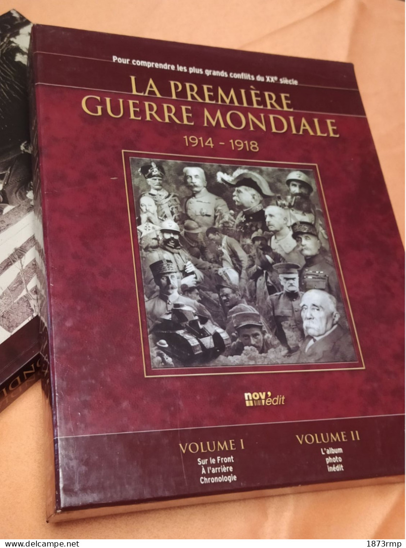 LA PREMIERE GUERRE MONDIALE, DEUX LIVRES EN COFFRET