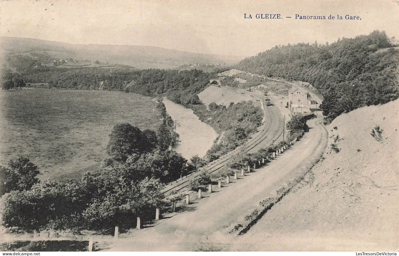 BELGIQUE - Stoumont - La Gleize - Panorama De La Gare - Carte Postale Ancienne - Stoumont