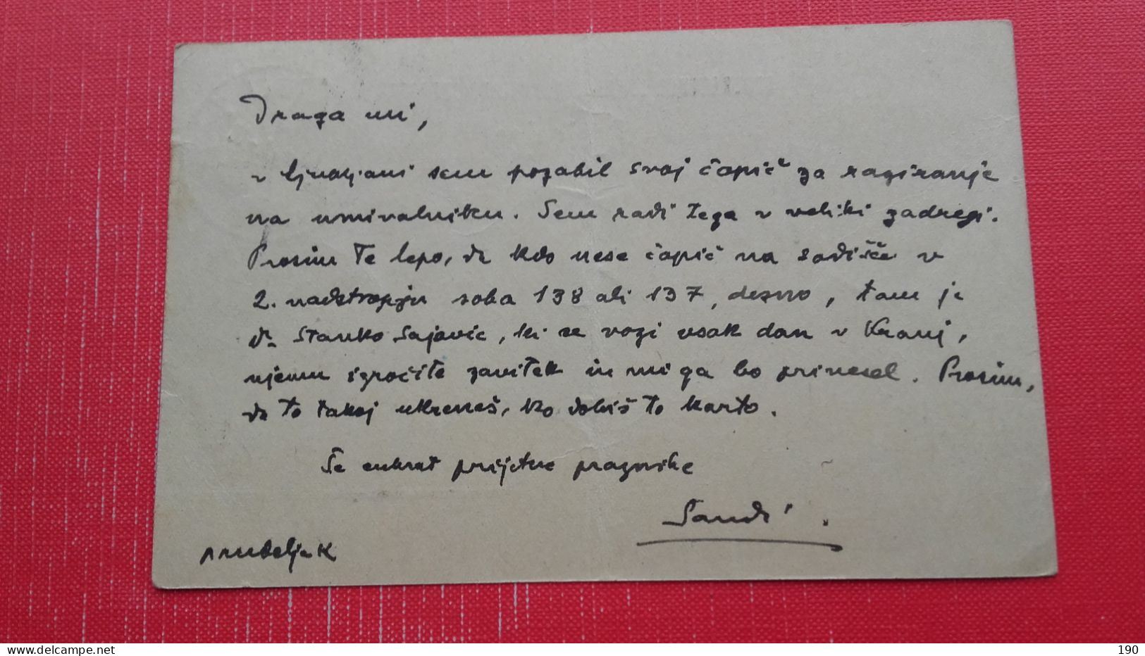 Dopisnica FLRJ 1.50 Din(Tito).Zig/postmark:Kranj - Lettres & Documents