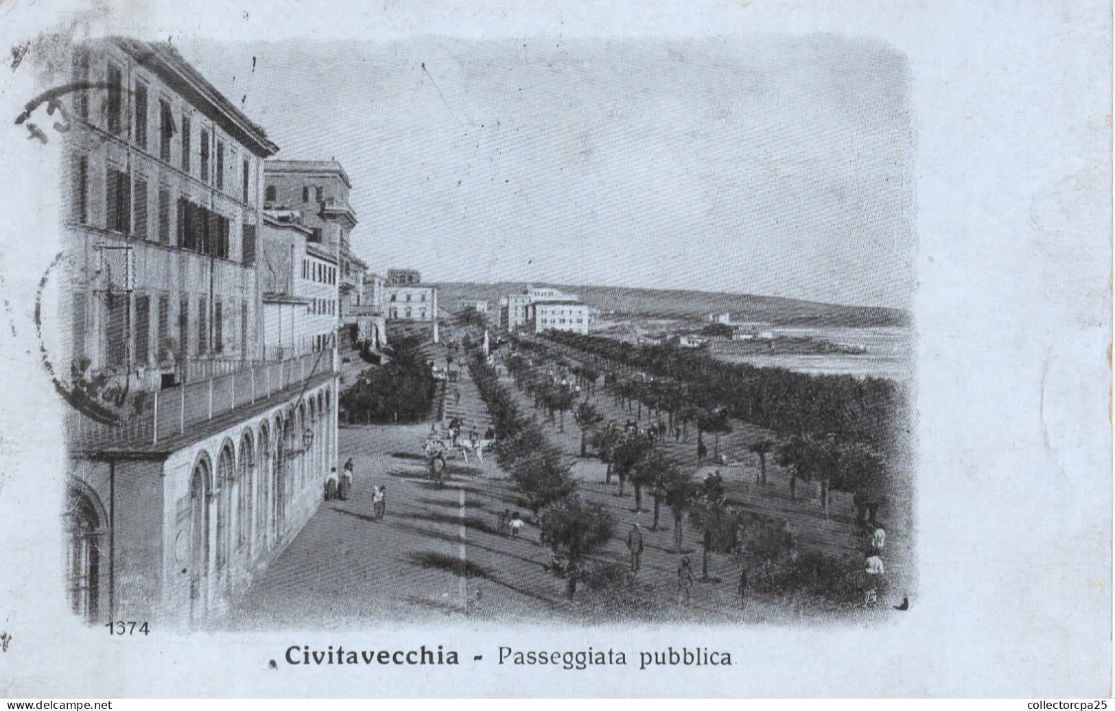 1374 - Civitavecchia - Passeggiata Pubblica - Civitavecchia