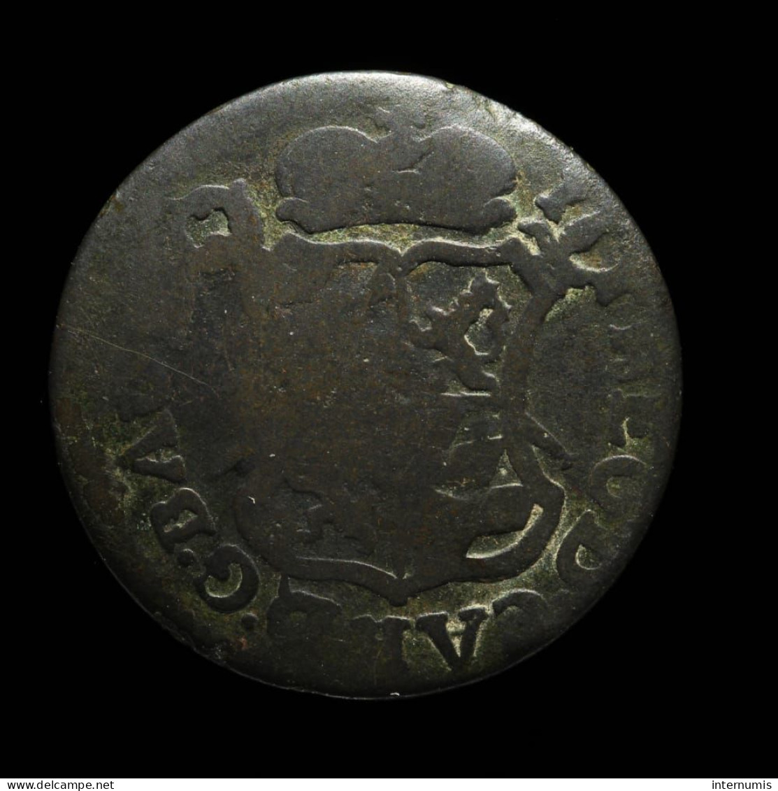 Belgique / Belgium, John Theodore, 1750, Liège, Cuivre (Copper), KM#155 - 975-1795 Principauté De Liège 