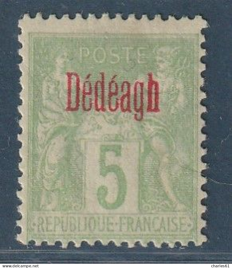 DEDEAGH - N°2 * (1893-190) 5c Vert-jaune - Neufs