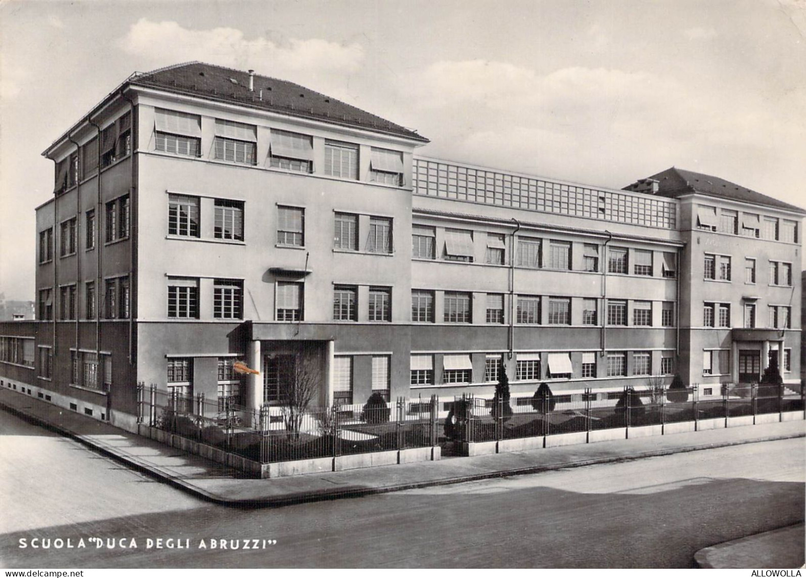 24235 " TORINO-SCUOLA DUCA DEGLI ABRUZZI "-VERA FOTO-CART. POST. SPED.1960 - Educazione, Scuole E Università