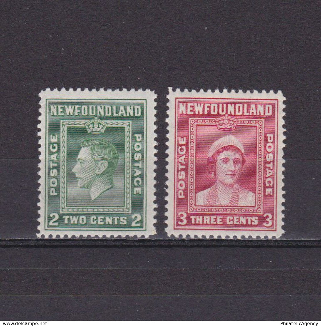 NEWFOUNDLAND CANADA 1938, SG# 268-269, Part Set, MH - 1908-1947