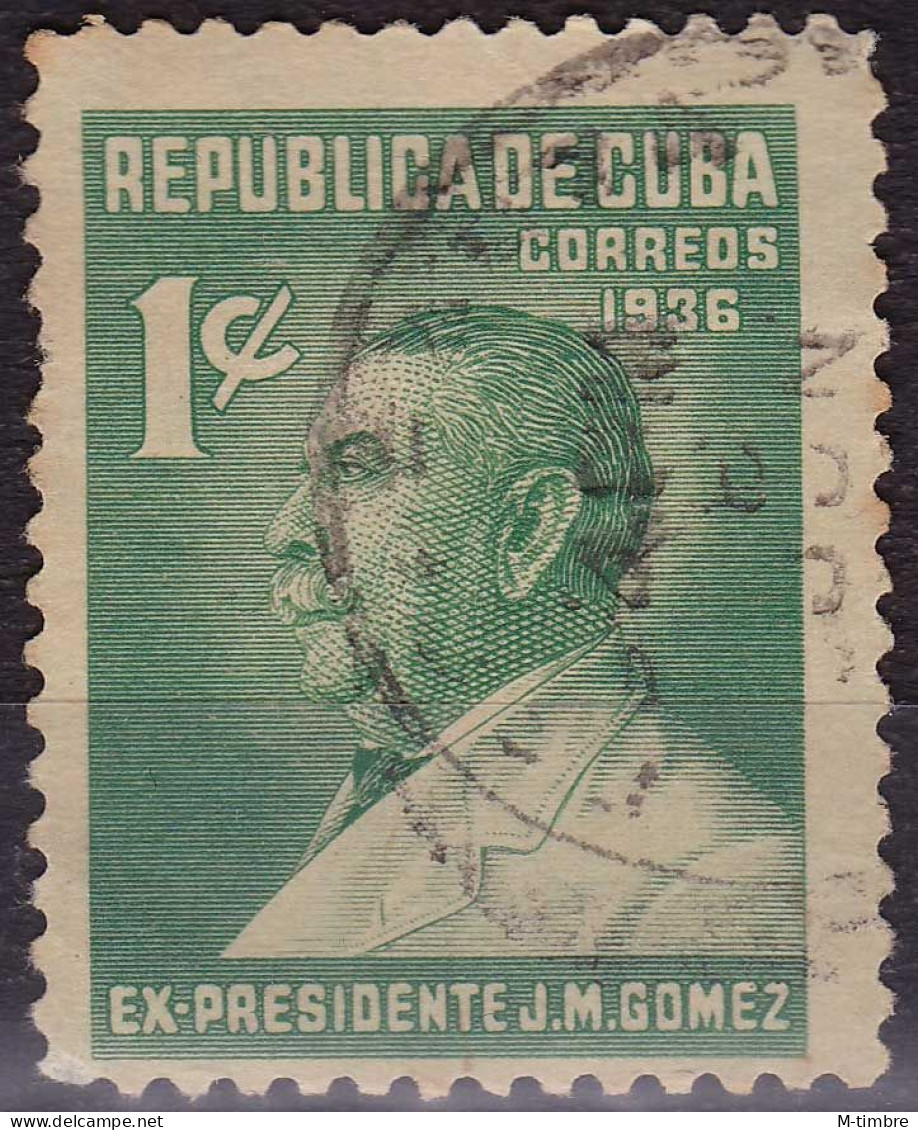 Cuba YT 229 Mi 118 Année 1936 (Used °) Président José-Miguel Gomez - Gebraucht