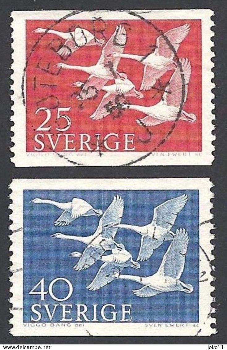 Schweden, 1956, Michel-Nr. 416-417, Gestempelt - Oblitérés